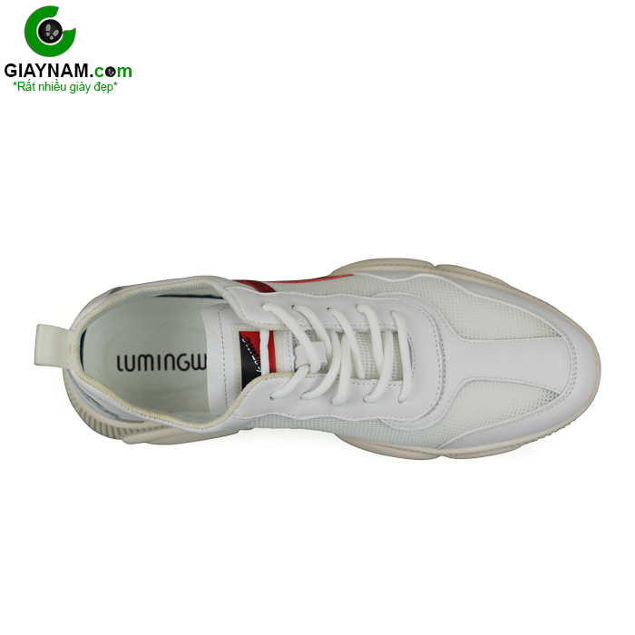 Giày thể thao nam màu trắng nhập khẩu; BD91307T6